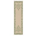 Heritage Lace Christmas Time 13 x 42 in. Runner - Natural and Green CT-1342NG